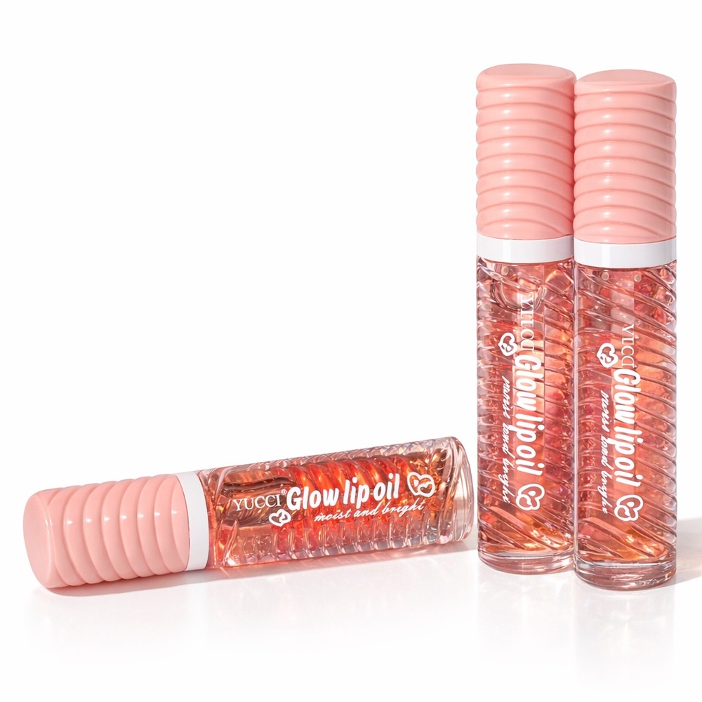 Glow Lip Oil Pink Tint {Set of 3}